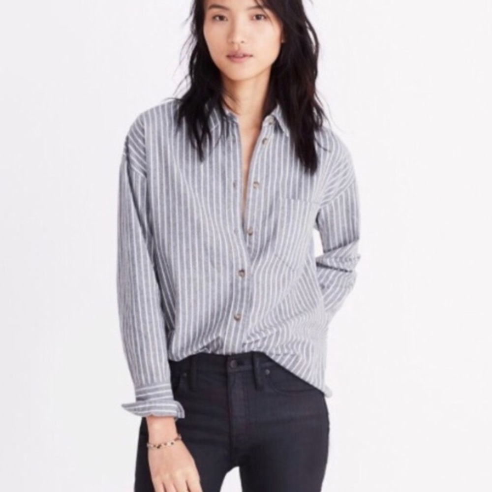 Madewell Westward Flannel Button Up Shirt